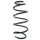 Suspension Spring Front Axle Coil spring with constant wire diameter SPIDAN for e.g. SEAT Ibiza IV