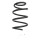 Suspension spring front axle coil spring Ø175mm SPIDAN