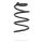 Suspension Spring Front Axle Coil spring with constant wire diameter SPIDAN