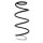 Fahrwerksfeder Vorderachse Schraubenfeder Ø144mm SPIDAN für u.a.RENAULT Clio III