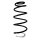 Suspension spring front axle coil spring Ø168mm SPIDAN for e.g. CITROËN