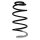 Suspension spring front axle coil spring Ø165mm SPIDAN for e.g. CITROËN C4