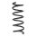 Suspension Spring Rear Axle Coil spring with constant wire diameter SPIDAN for FIAT Panda