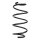 Suspension spring front axle coil spring Ø159mm SPIDAN for e.g. FIAT Panda