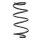 Suspension spring front axle coil spring Ø154mm SPIDAN for e.g. FIAT 500