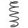 Suspension spring front axle coil spring Ø152mm SPIDAN for e.g. MERCEDES