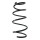 Suspension spring front axle coil spring Ø172mm SPIDAN for e.g. TOYOTA Avensis