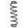 Suspension Spring Rear Axle Coil spring with inconstant wire diameter SPIDAN