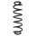 Suspension Spring Rear Axle Coil spring with inconstant wire diameter SPIDAN