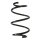 Suspension Spring Front Axle Coil spring with constant wire diameter SPIDAN for e.g. BMW 4 Gran Coupe