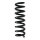 Suspension Spring Rear Axle Coil spring with constant wire diameter SPIDAN for e.g. BMW 3 Gran Turismo