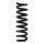 Suspension Spring Rear Axle Coil spring with constant wire diameter SPIDAN for e.g. BMW 3 Gran Turismo