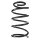 Suspension Spring Front Axle Coil spring with constant wire diameter SPIDAN for MAZDA 3