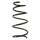 Suspension spring front axle coil spring Ø169mm SPIDAN for e.g. TOYOTA Verso