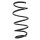 Suspension spring front axle coil spring Ø173mm SPIDAN for e.g. TOYOTA Verso