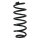 Suspension Spring Rear Axle Coil spring with constant wire diameter SPIDAN for TOYOTA Verso