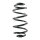 Suspension Spring Rear Axle Mini Block SPIDAN for SAAB 9-3 Cabriolet