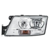 Main headlamp left 24 V PY21W Halogen HELLA