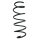 Suspension Spring Front Axle Coil spring with constant wire diameter SPIDAN for ALFA ROMEO Giulietta