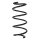 Suspension spring front axle coil spring Ø148mm SPIDAN for e.g. ALFA ROMEO