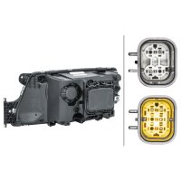 Main headlamp right 24 V H7/H7 halogen HELLA