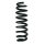 Suspension Spring Rear Axle Coil spring with constant wire diameter SPIDAN for e.g. BMW 3er Cabriolet