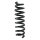 Suspension Spring Rear Axle Coil spring with constant wire diameter SPIDAN for e.g. BMW 3er Touring
