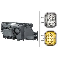 Main headlamp left 24 V H21W halogen HELLA