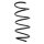 Suspension spring front axle coil spring Ø140mm SPIDAN for e.g. BMW 1 Series