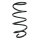 Suspension spring front axle coil spring Ø146mm SPIDAN for e.g. BMW 3 Series