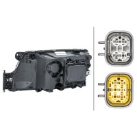 Main headlamp right 24 V PY21W Halogen HELLA