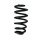 Suspension Spring Rear Axle Coil spring with constant wire diameter SPIDAN for AUDI A4 Avant