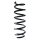 Suspension Spring Rear Axle Coil spring with constant wire diameter SPIDAN for e.g. BMW X3