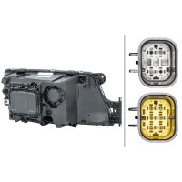 Main headlamp left 24 V PY21W Halogen HELLA