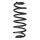 Suspension Spring Rear Axle Coil spring with constant wire diameter SPIDAN for e.g. AUDI A3 Cabriolet