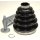 Drive shaft bellows kit with grease SPIDAN for FORD FOCUS II