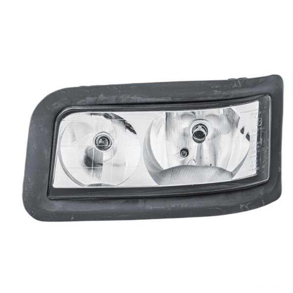 Main headlamp left 24 V H7/H7 halogen HELLA