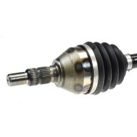 Drive shaft 606mm with nut SPIDAN for OPEL VECTRA C