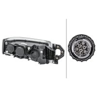 Headlamp left halogen DE HELLA for RENAULT PREMIUM