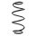 Suspension spring rear axle coil spring Ø144mm SPIDAN for e.g. DACIA Dokker