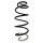Fahrwerksfeder Vorderachse Schraubenfeder Ø154mm SPIDAN für u.a. CITROËN C4 II