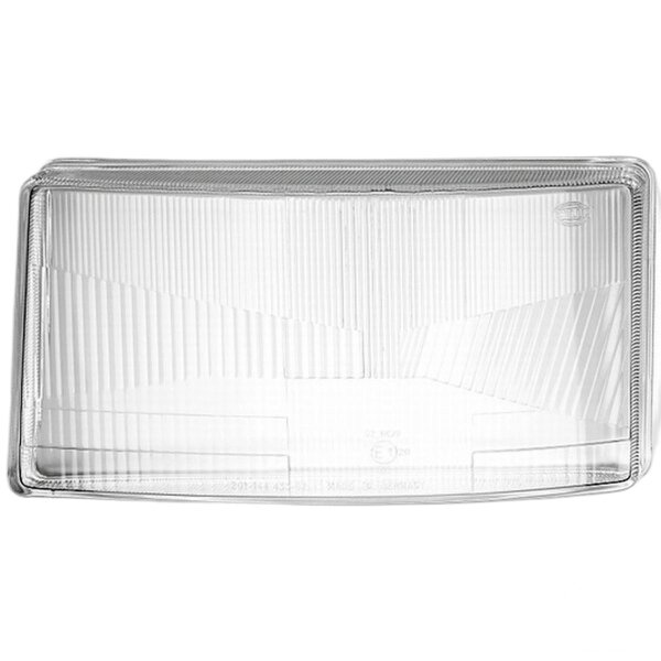Main headlight lens left ECE-approved HELLA