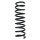 Suspension spring rear axle coil spring Ø89mm SPIDAN for e.g. HYUNDAI i30