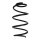 Suspension Spring Front Axle Coil spring with constant wire diameter SPIDAN for HYUNDAI i30 Kombi
