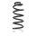 Suspension spring rear axle coil spring Ø108mm SPIDAN for e.g. PEUGEOT 407