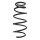 Suspension spring front axle coil spring Ø145mm SPIDAN for TOYOTA Yaris