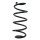 Suspension spring rear axle coil spring Ø120mm SPIDAN for TOYOTA Yaris and others