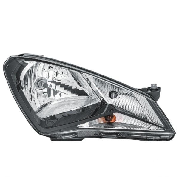 Main headlight right 12 V H4 halogen HELLA for SEAT Mii and others