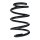Suspension spring front axle coil spring Ø146mm SPIDAN for e.g.AUDI TT Roadster