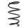 Suspension spring front axle coil spring Ø170mm SPIDAN for e.g. BMW X3